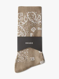 BANDANA JACQUARD SOCKS|RHUDE Sale
