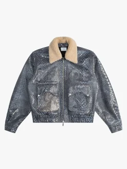 BLUE CROCODILE PILOT JACKET|RHUDE Discount