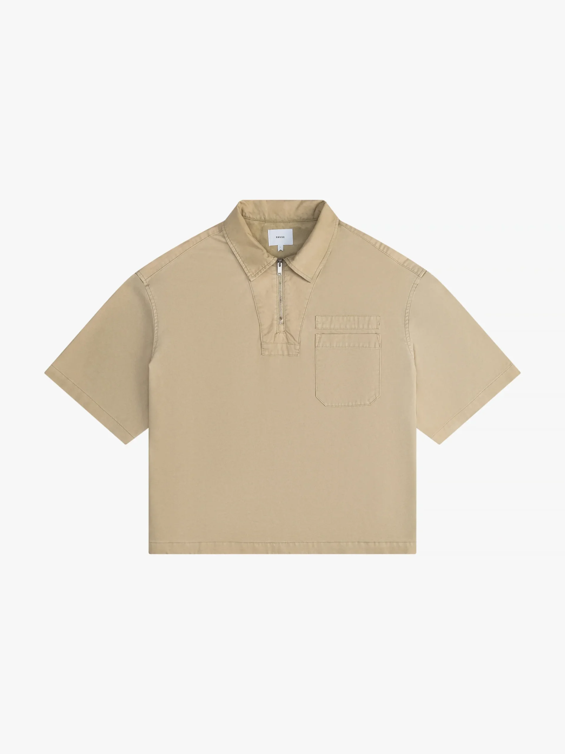 BOXY HALF-ZIP SPRAY SHIRT|RHUDE Best Sale
