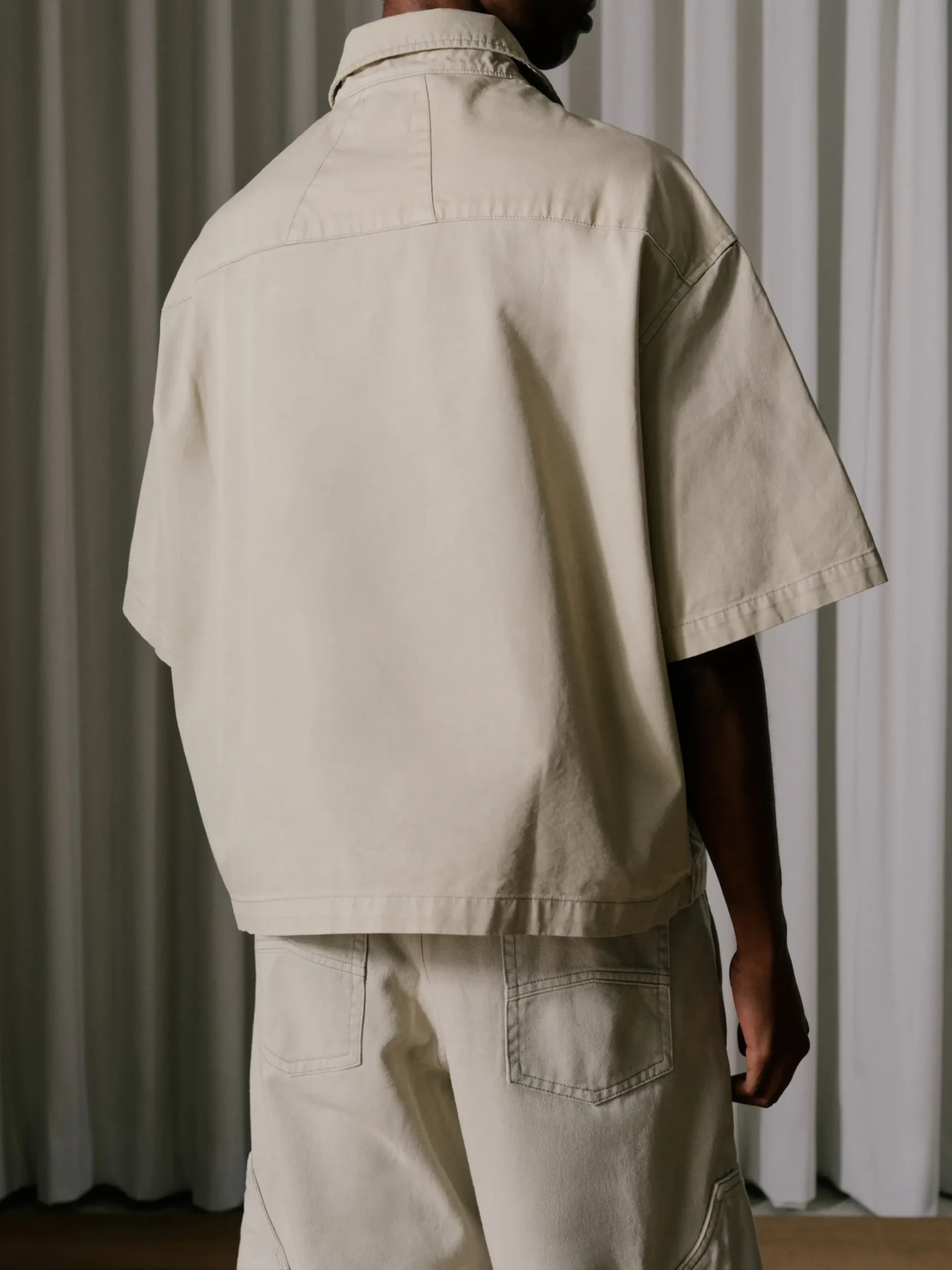 BOXY HALF-ZIP SPRAY SHIRT|RHUDE Best Sale