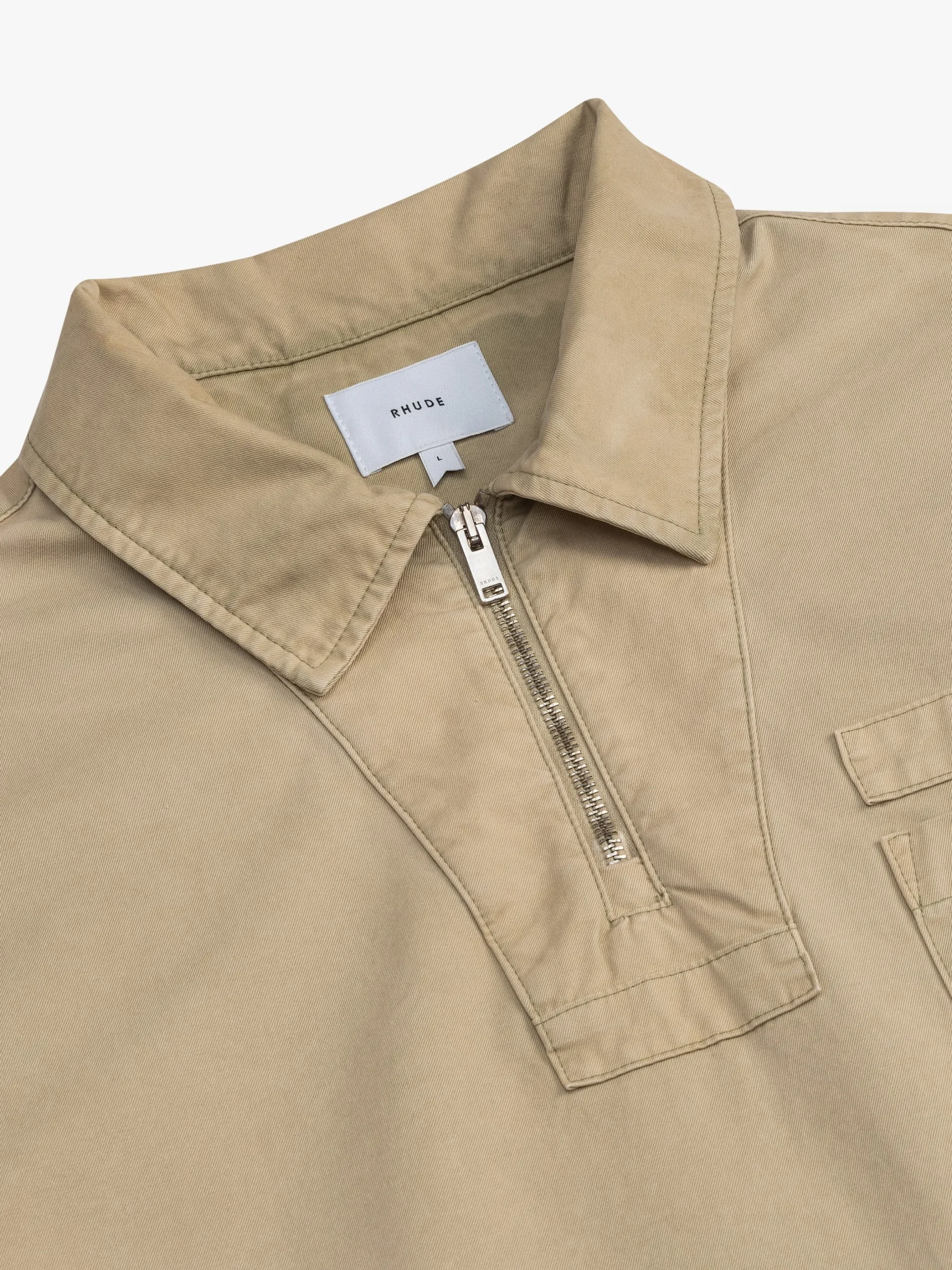 BOXY HALF-ZIP SPRAY SHIRT|RHUDE Best Sale