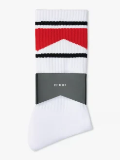 CHEVRON LOGO SOCKS|RHUDE New
