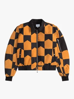 CHEVRON QUILTED MA1 JACKET|RHUDE Flash Sale