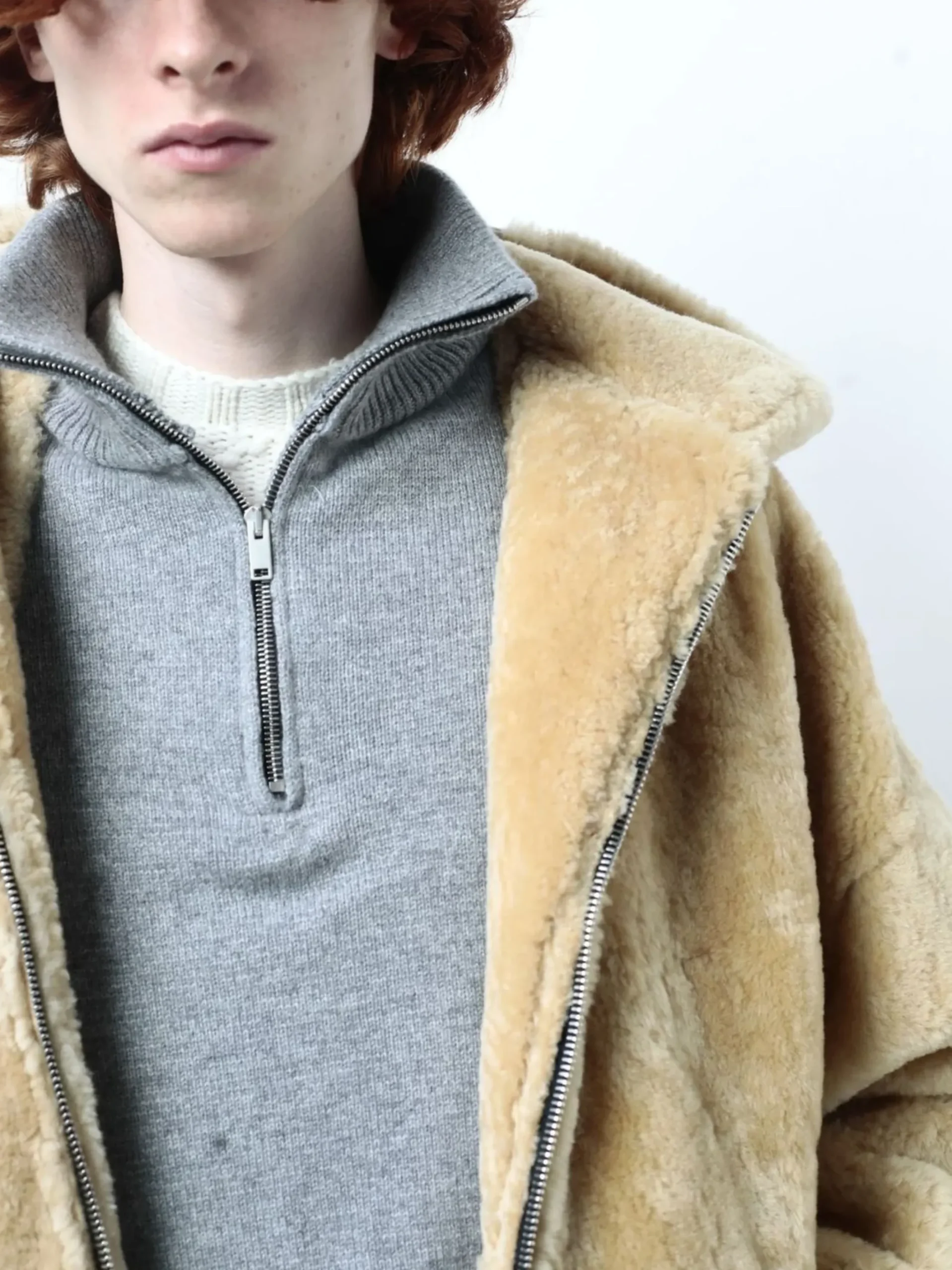 CORE CASHMERE KNIT QUARTER-ZIP|RHUDE Clearance
