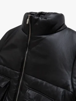 LEATHER PUFFER JACKET|RHUDE Cheap