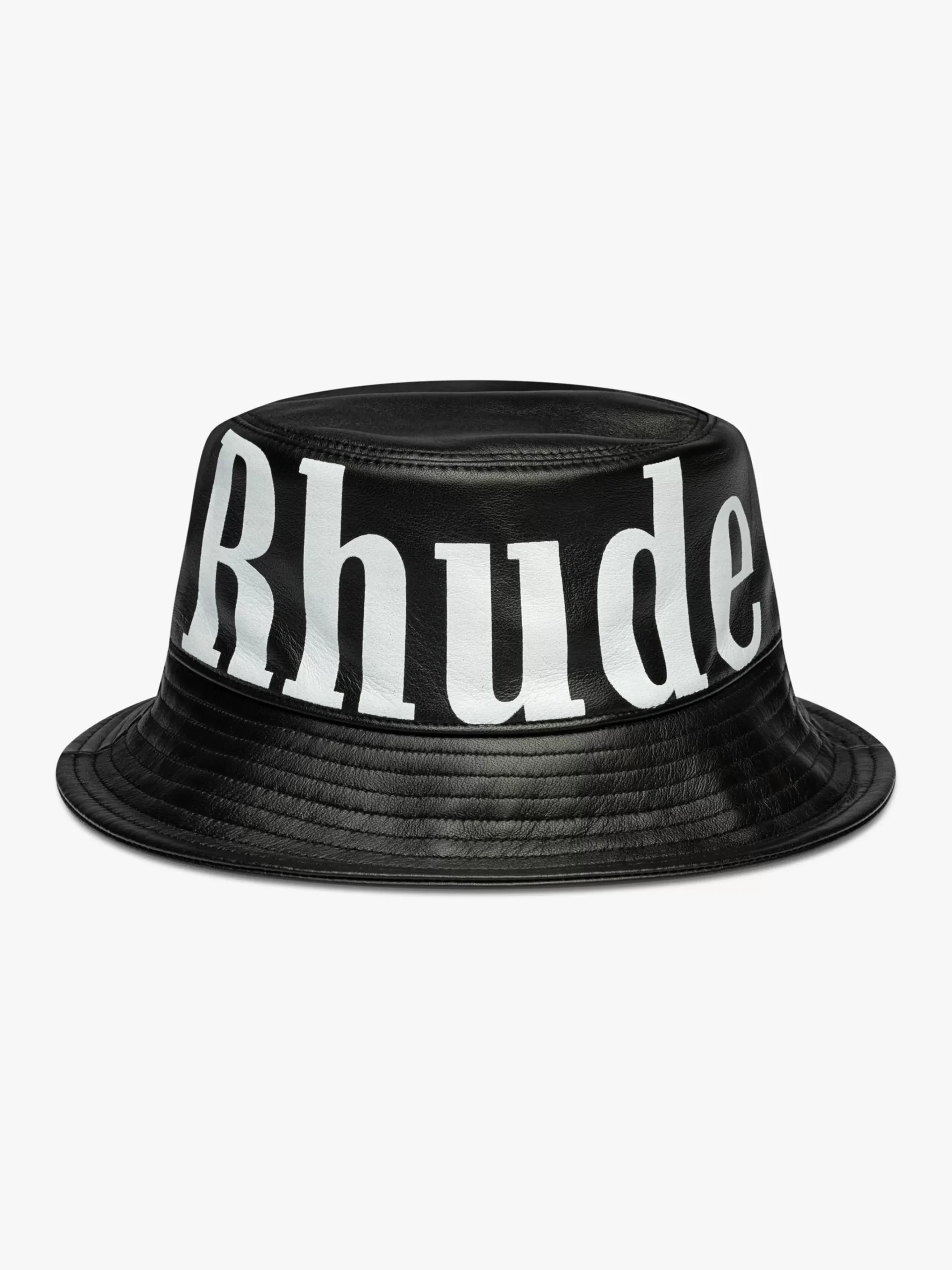 LOGO LEATHER BUCKET HAT|RHUDE Store