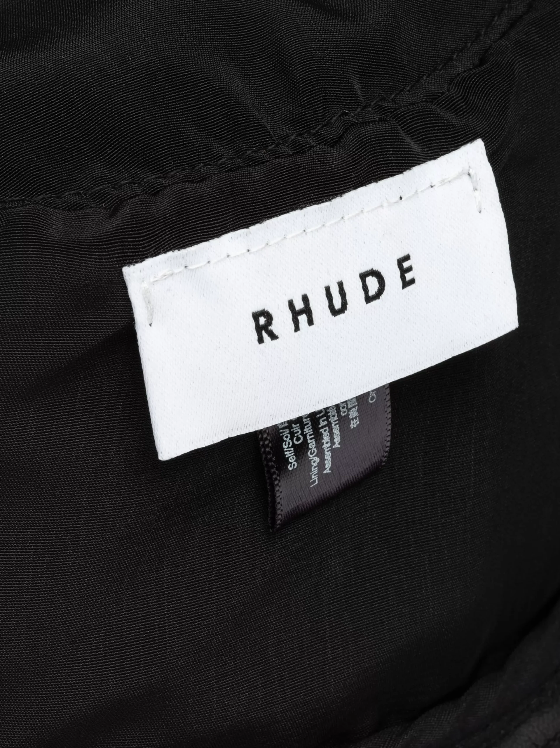 LOGO LEATHER BUCKET HAT|RHUDE Store