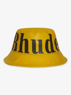 LOGO LEATHER BUCKET HAT|RHUDE Best