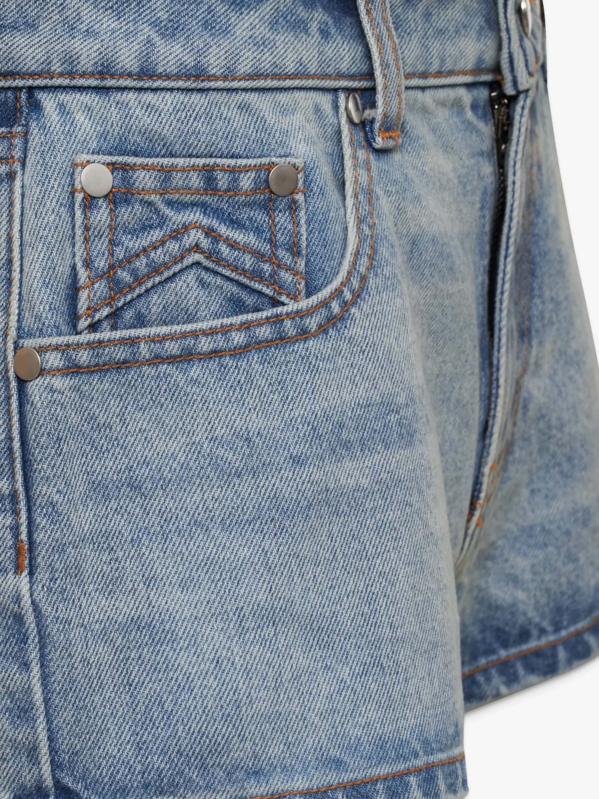 LOW-WAIST DENIM SHORTS|RHUDE Best