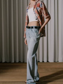 LOW-WAIST FLARE DENIM|RHUDE Clearance