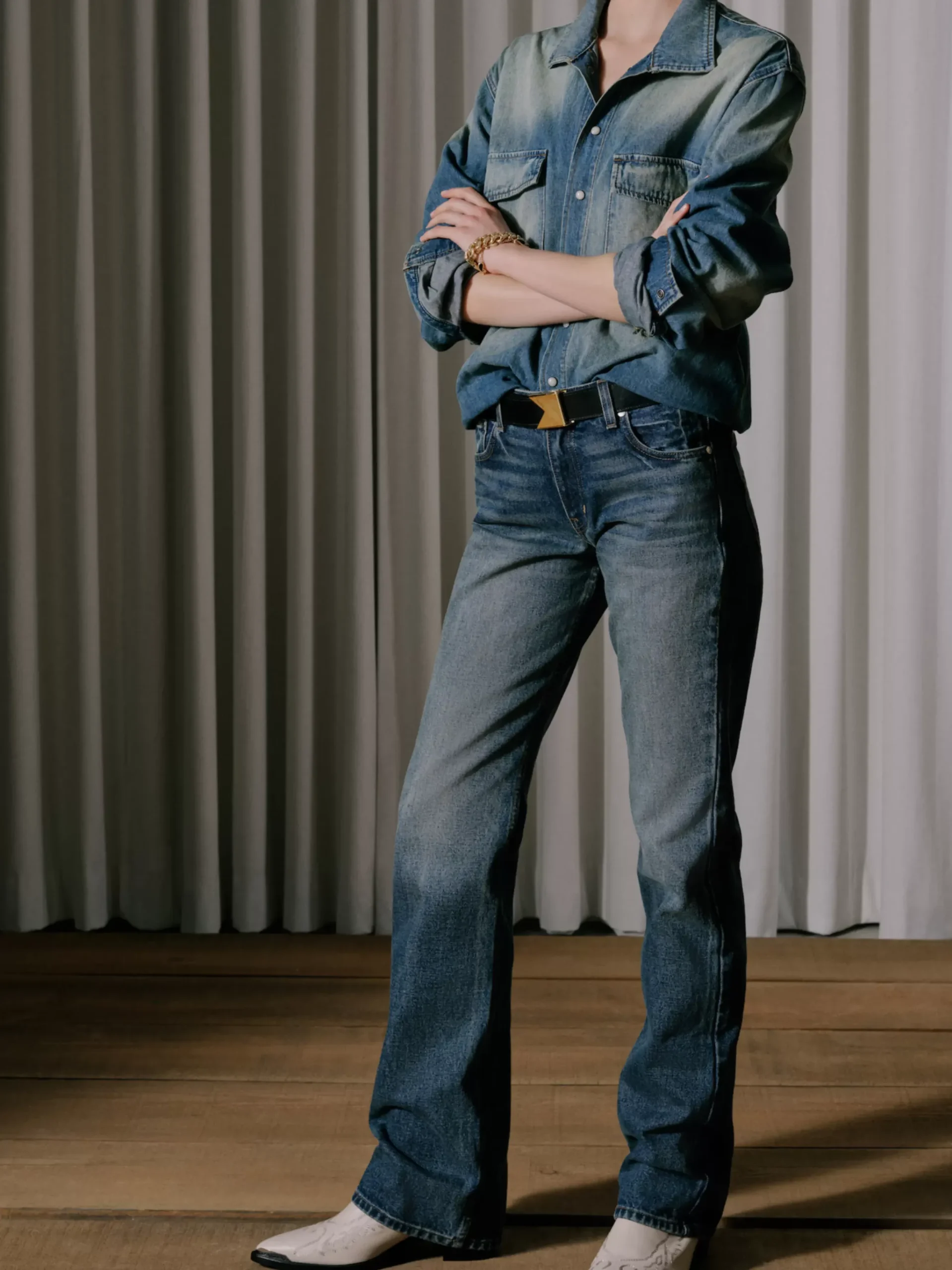 LOW-WAIST FLARE DENIM|RHUDE Cheap