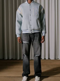 MINT WOOL LIGHTNING VARSITY|RHUDE Best Sale