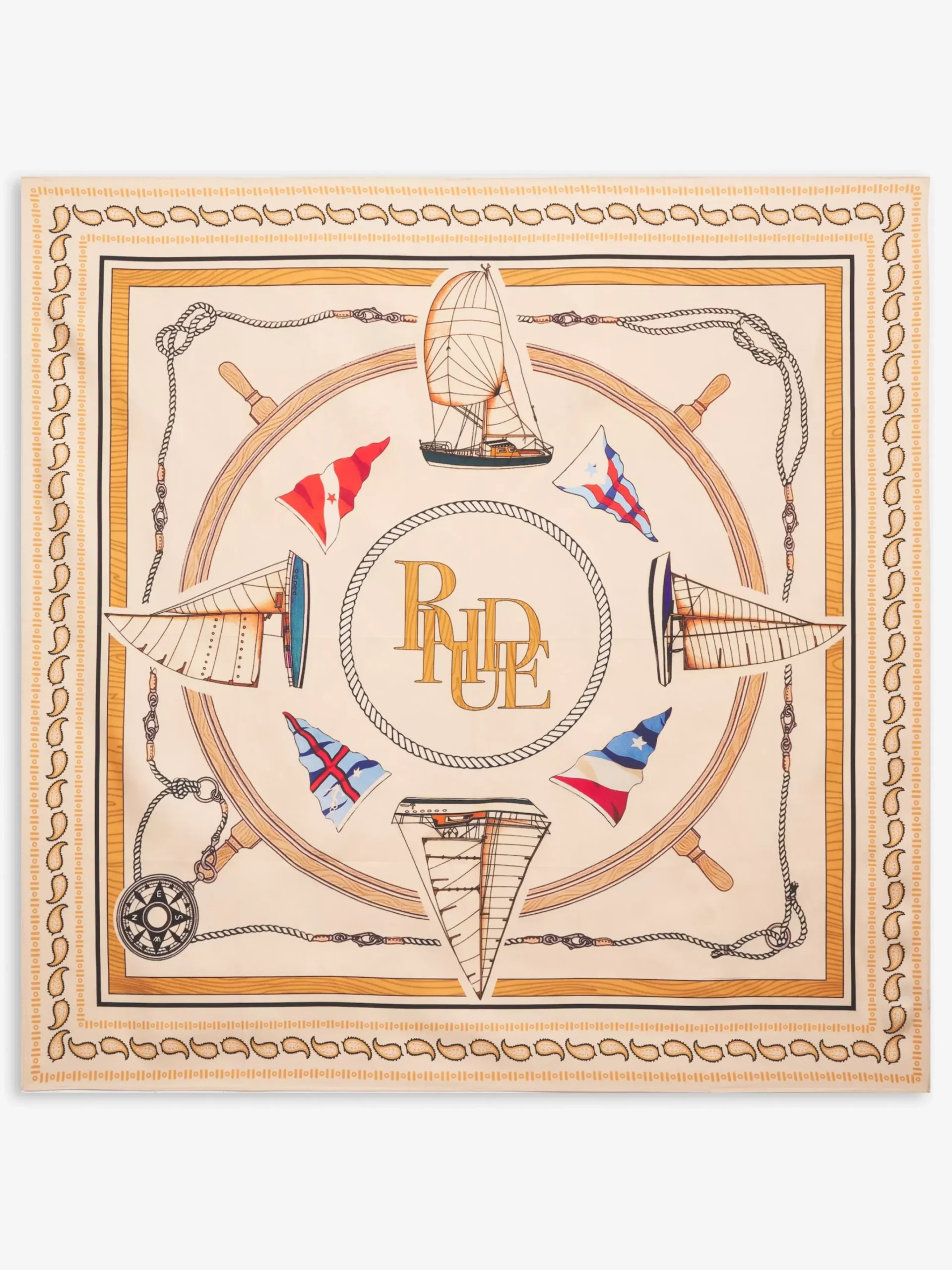 NAUTICAL PRINTED SCARF|RHUDE Hot