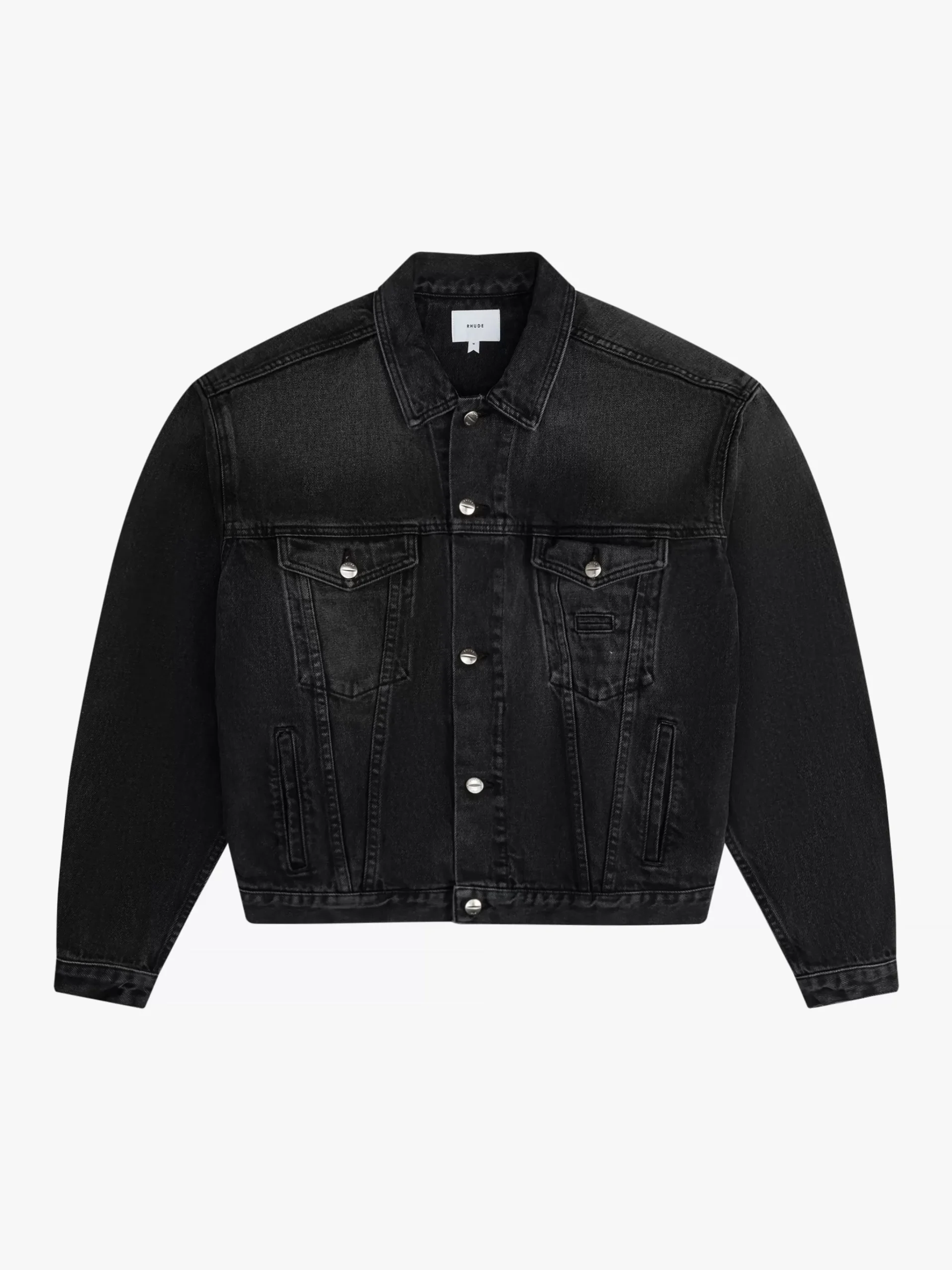 OVERSIZED DENIM TRUCKER JACKET|RHUDE Store