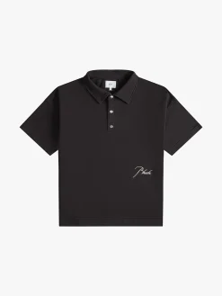 PIQUE SNAP SHORT SLEEVE POLO|RHUDE Fashion