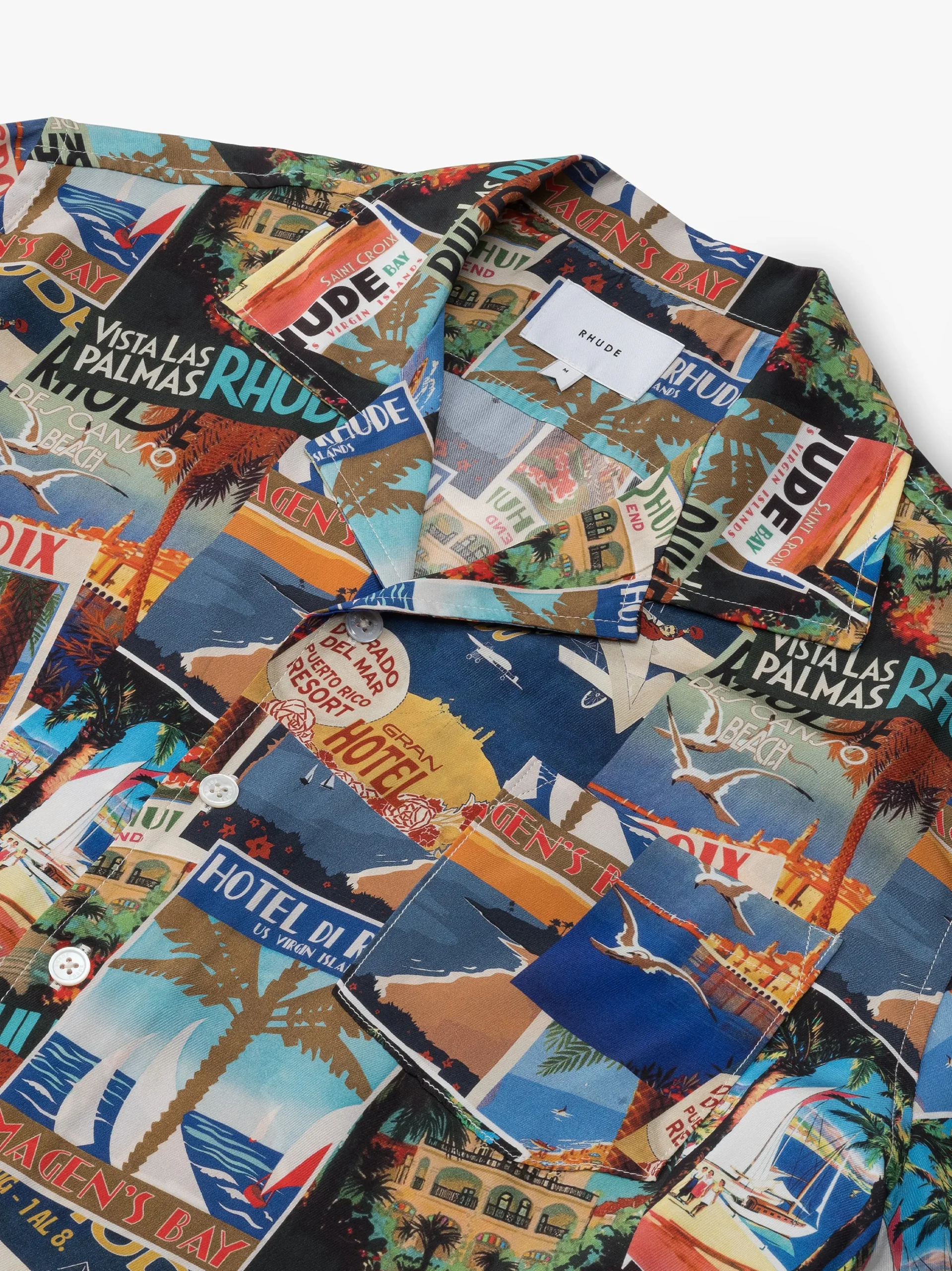 POSTCARD SILK SHIRT|RHUDE Hot