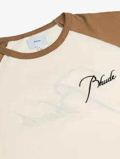 RAGLAN LOGO TEE|RHUDE Flash Sale