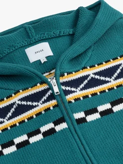 BATEAU KNIT ZIP UP HOODIE|RHUDE Online