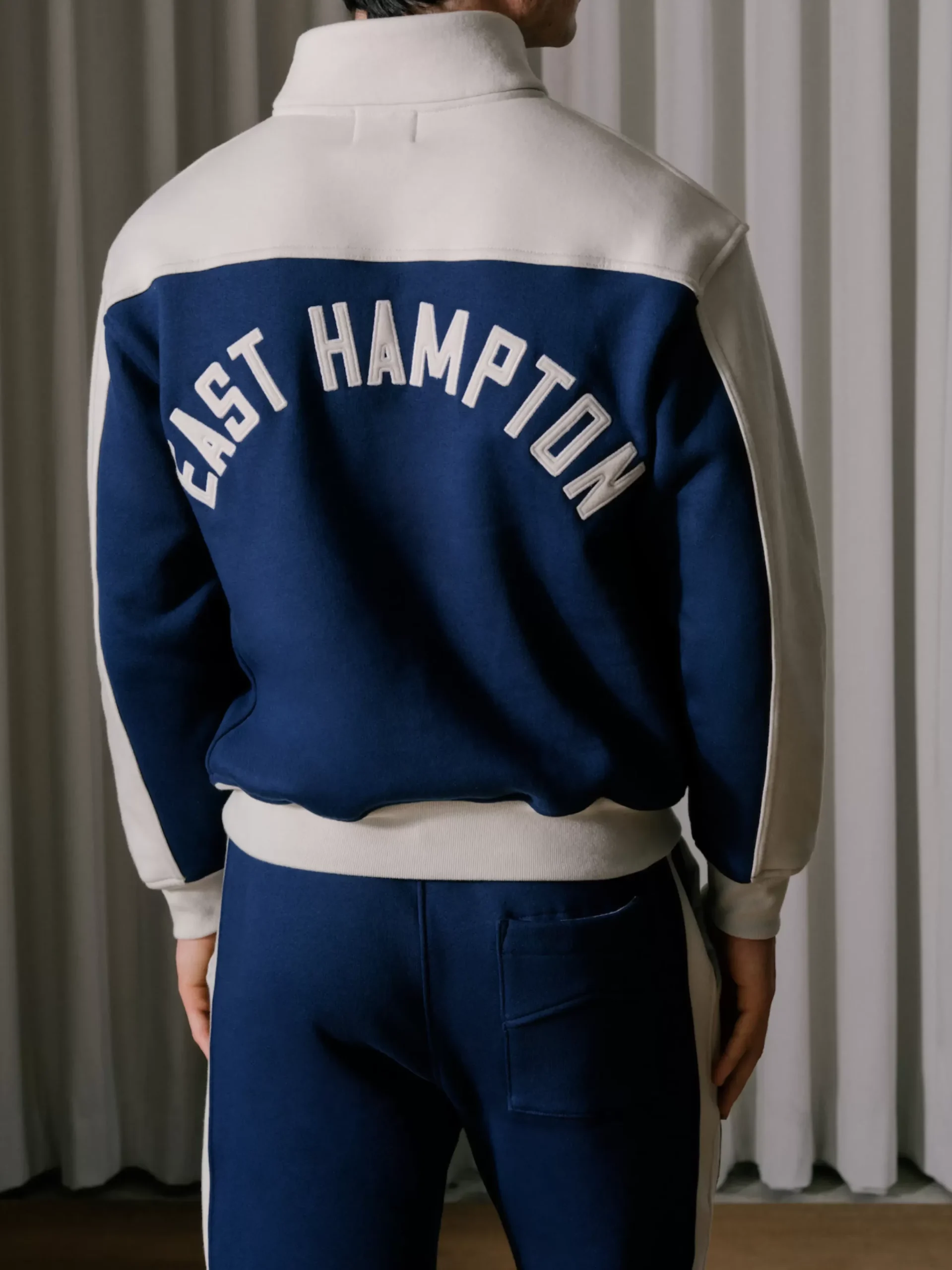 CONTRAST QUARTER-ZIP VARSITY|RHUDE New