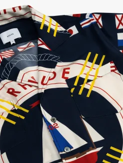 FLAG SAIL LS SILK SHIRT|RHUDE Fashion