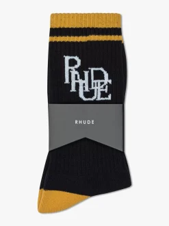 SCRAMBLE LOGO SOCK|RHUDE Discount