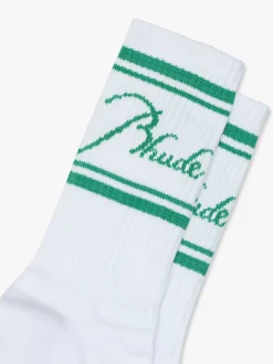 SCRIPT LOGO SOCK|RHUDE New