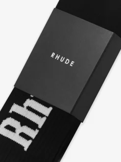 RH VERTICAL LOGO SOCKS|RHUDE Cheap
