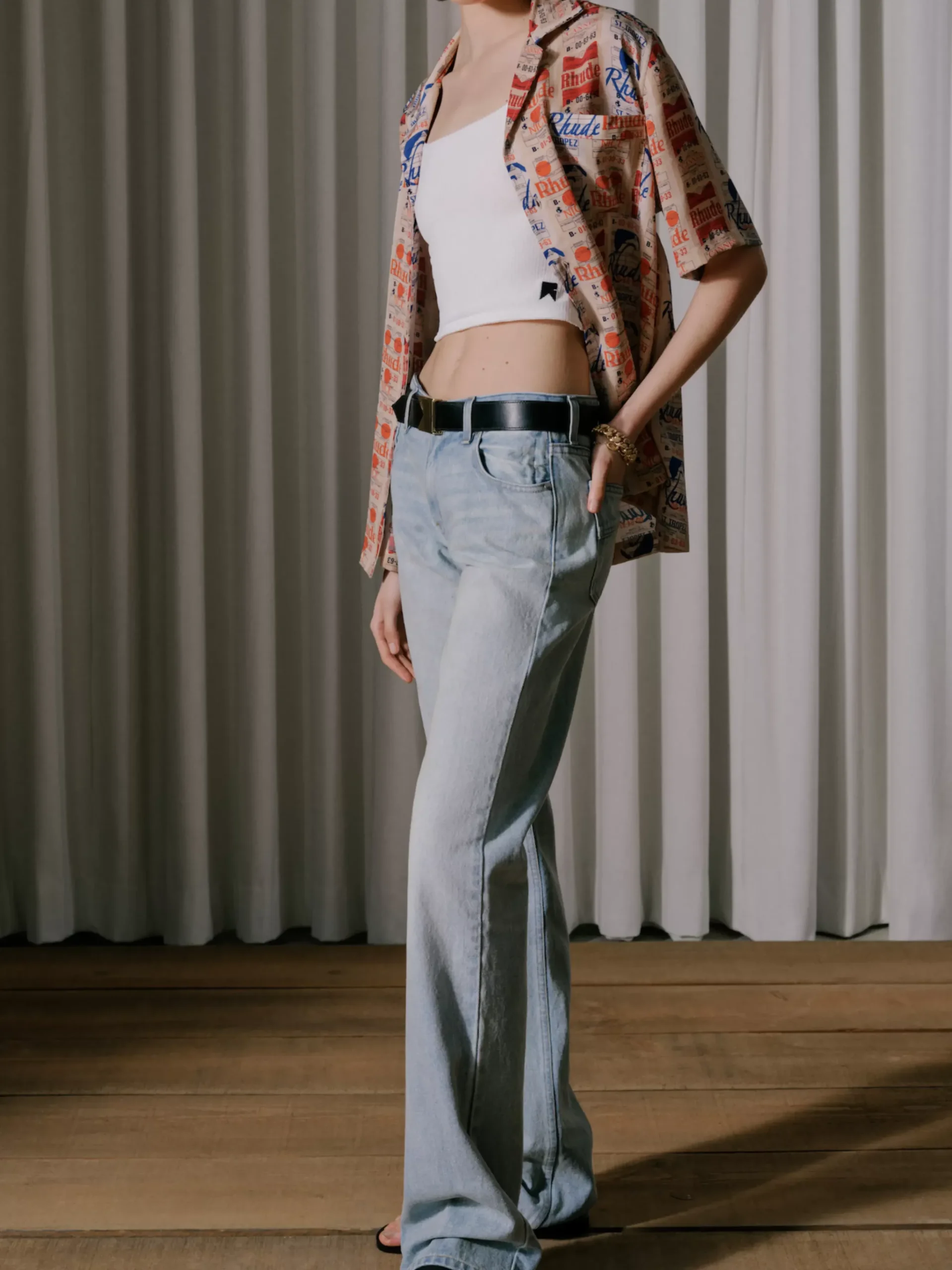 SHEER RIB KNIT TANKTOP|RHUDE Best Sale