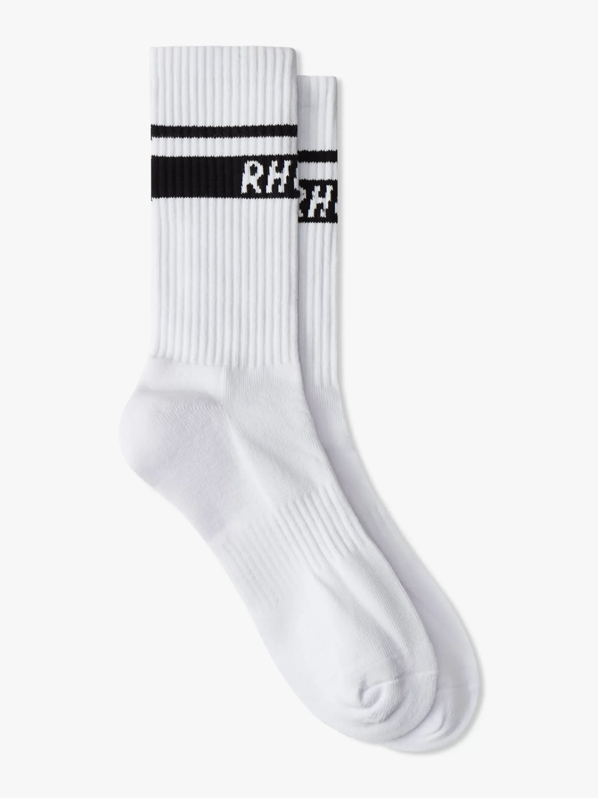 TWO STRIPE LOGO SOCKS|RHUDE Clearance