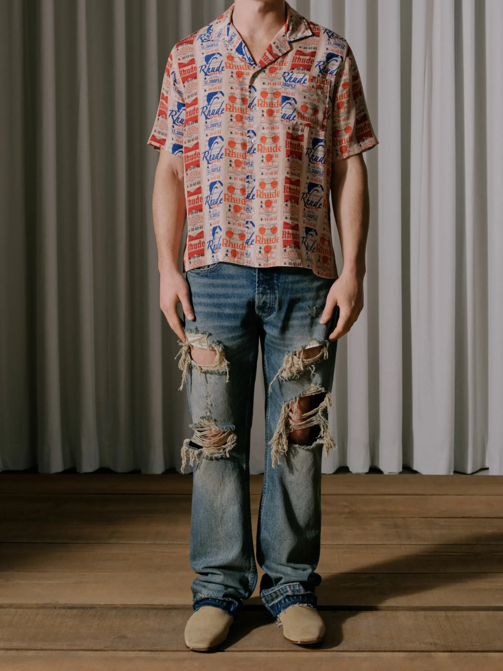 VOYAGE DE SILK SHIRT|RHUDE Shop