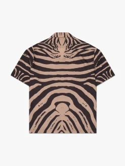 ZEBRA SILK BUTTON DOWN|RHUDE Outlet